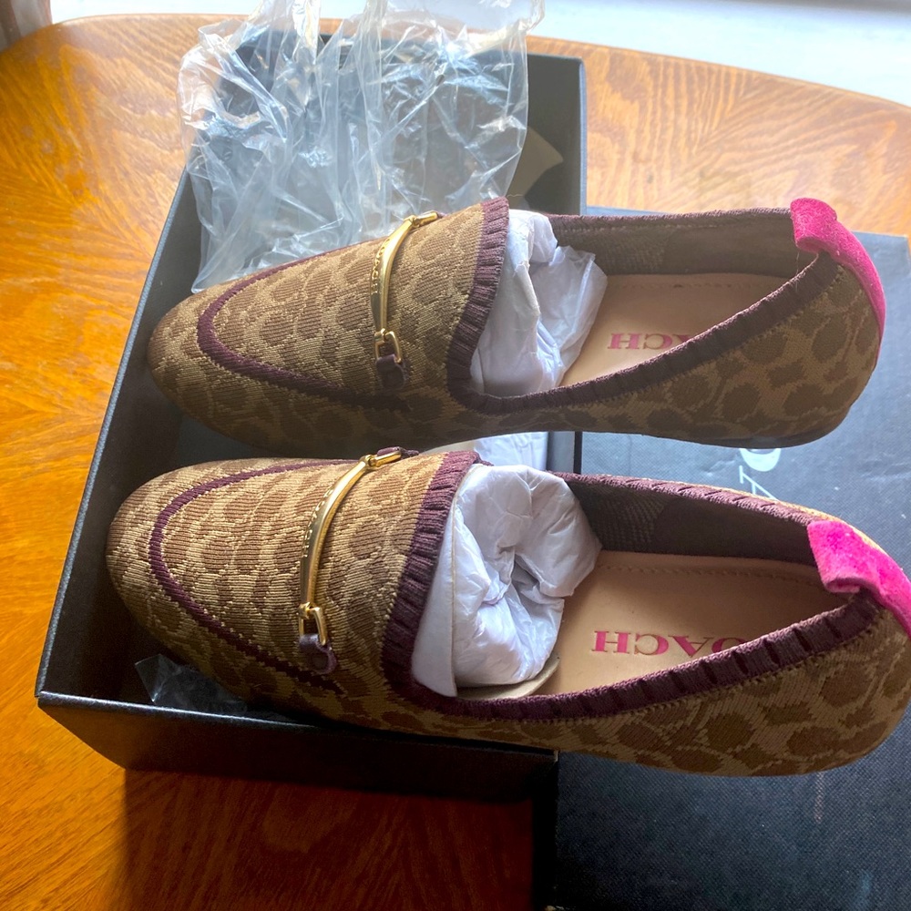 Coach loafers.